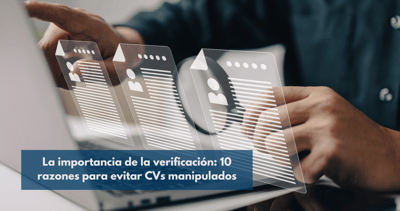  Ilustración de un currículum vitae con una lupa, simbolizando la auditoría curricular y la verificación de antecedentes profesionales para garantizar la integridad y la toma de decisiones informadas.