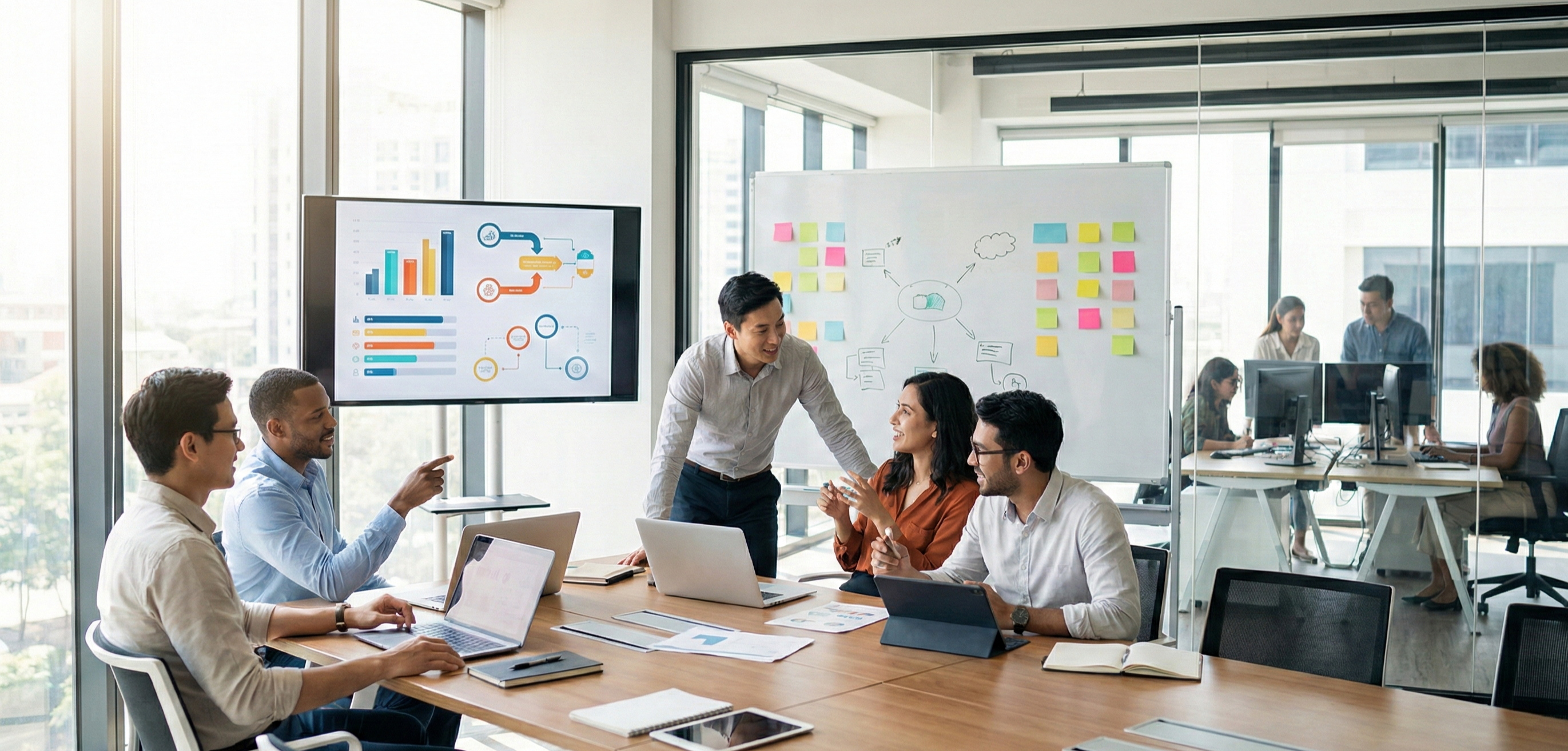 Equipo evaluando estrategias para facilitar la inclusion de talento en procesos de seleccion
