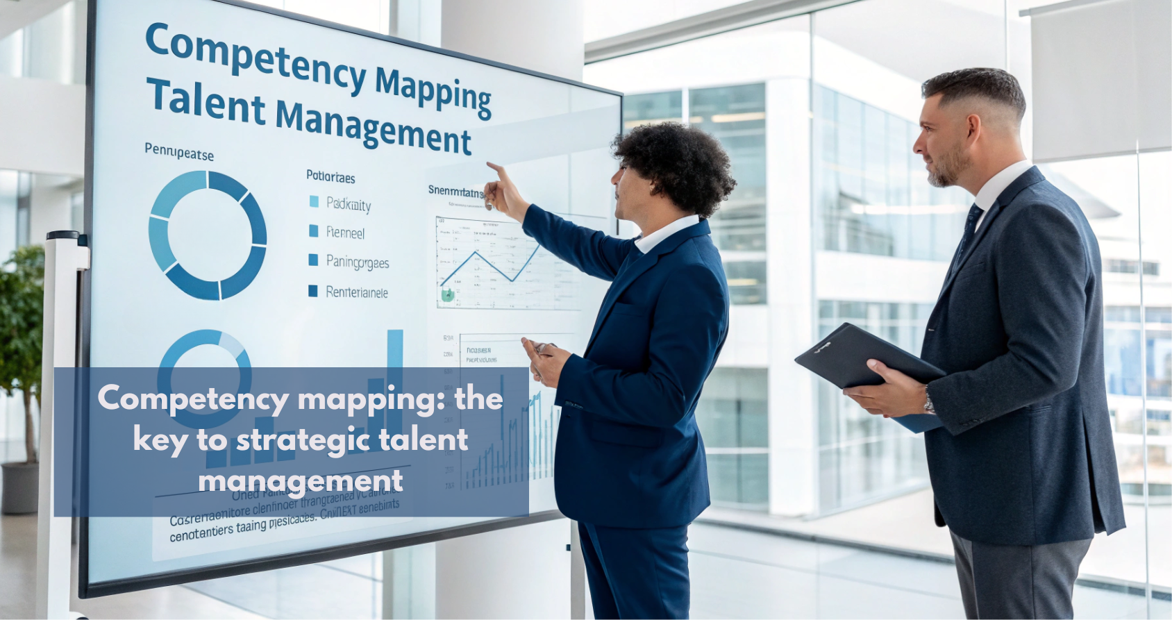 Infographic on competency assessment and its impact on business talent management.