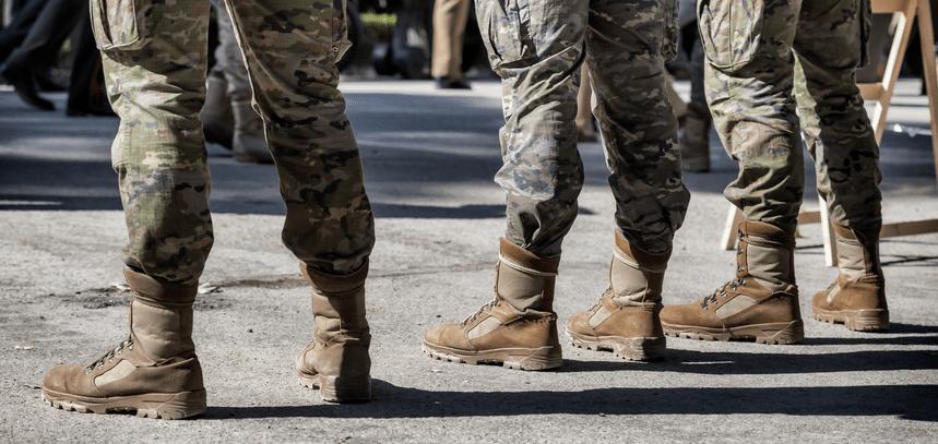 Militares en formación